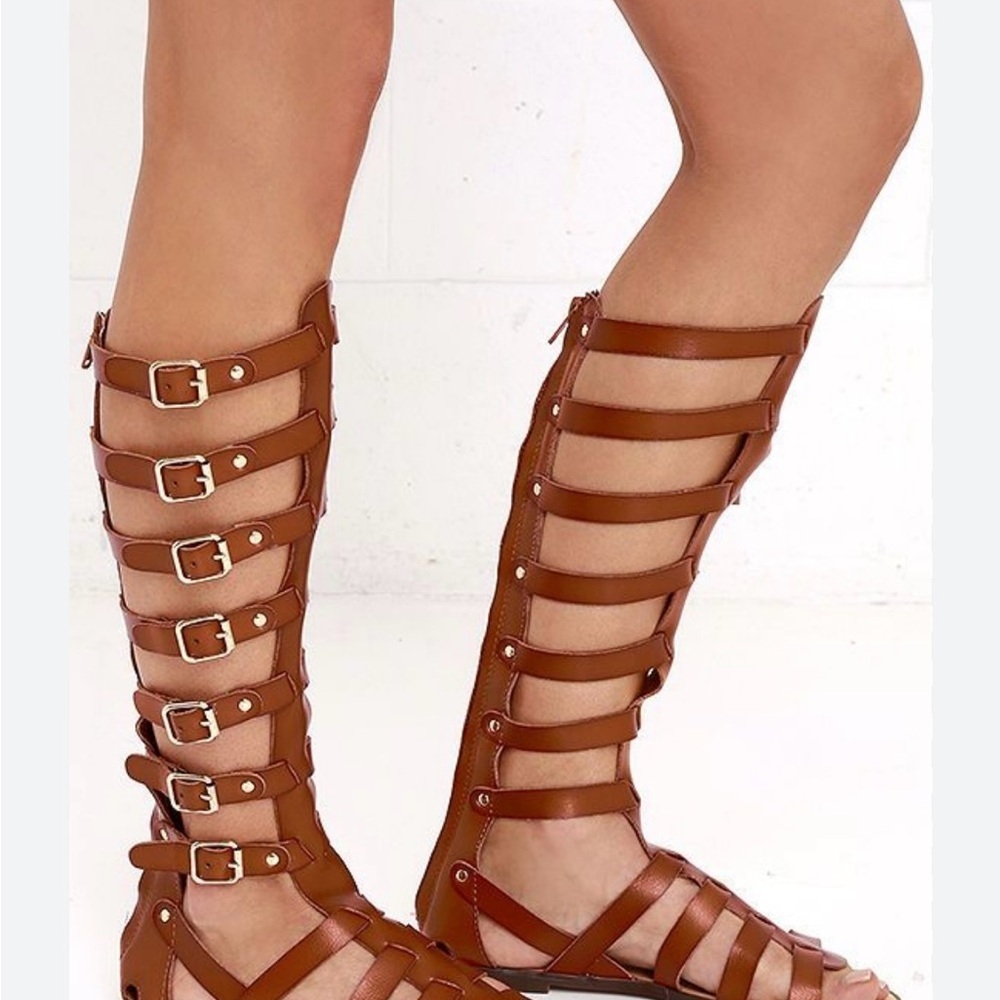 Madden girl Brown Gladiator Sandals